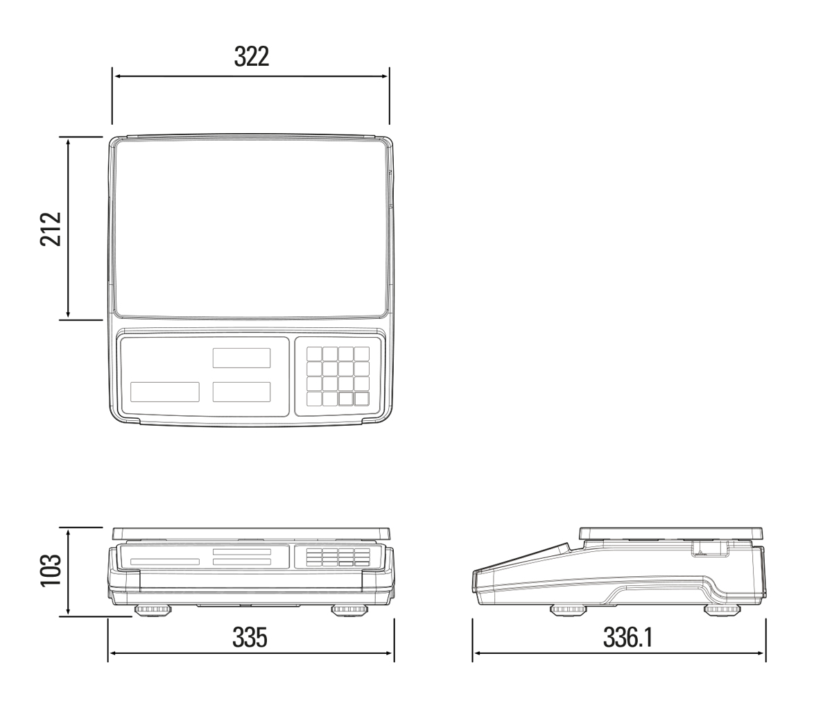 PR-C Balanza Contadora CAS 